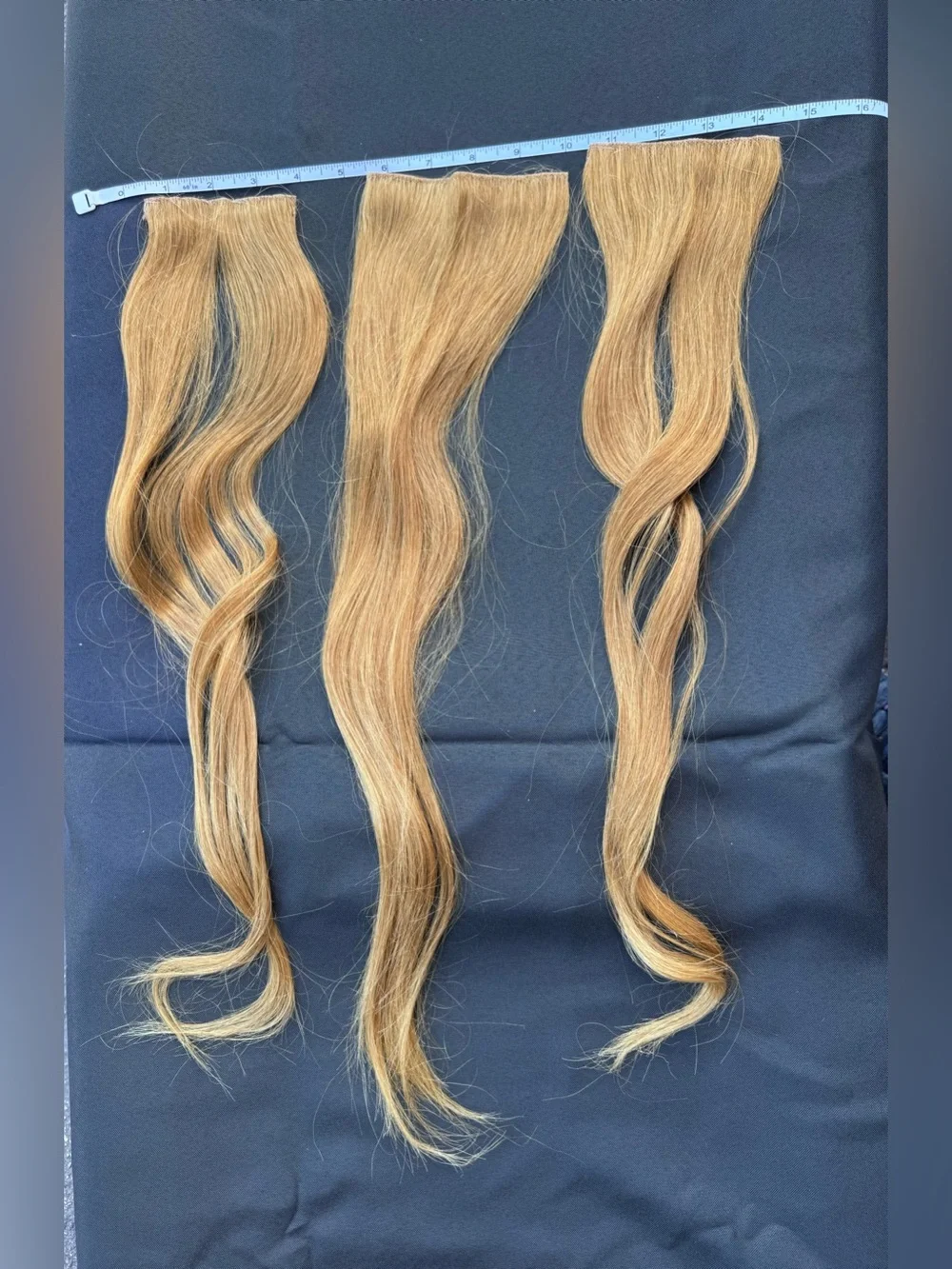 Golden Blonde Clip-In Hair Extensions for Women 7N
